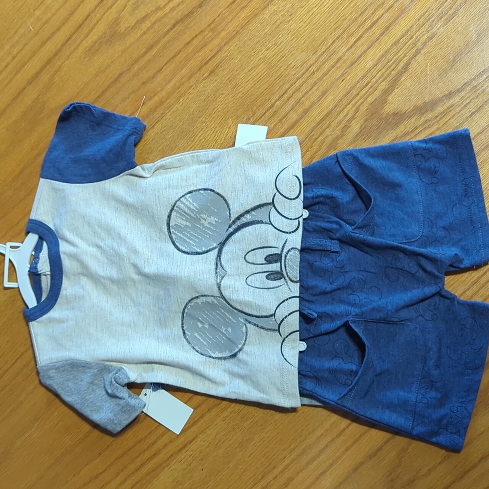 Disney 3 piece shorts set
